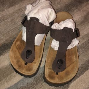 Betula by Birkenstock dark brown sandals